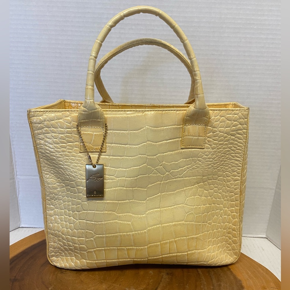 Stone Mountain Faux Reptile Tote Bag